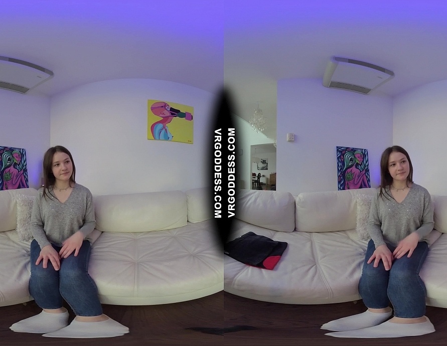 Casting Couch Teen Matty Using Dildo on Camera First Time