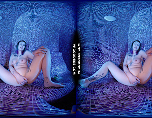 012625_sam_bangs_herself_out_with_a_really_thick_glass_dildo_in_the_hot_sauna