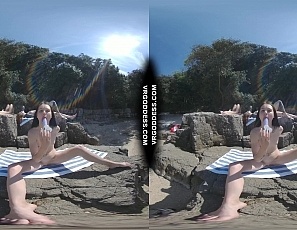 022623_matty_risky_public_dildo_masturbation_on_beach_cheri_rebeka_ruby_sunbathing_background
