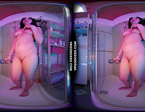 033126_mira_showering_and_masturbating_with_a_dildo_at_night