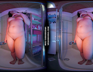 033126_mira_showering_and_masturbating_with_a_dildo_at_night