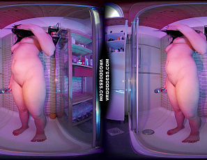 033126_mira_showering_and_masturbating_with_a_dildo_at_night