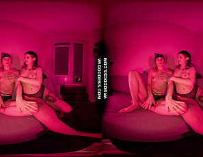 051825_josie_and_sam_taking_turns_fucking_eachother_with_dildos