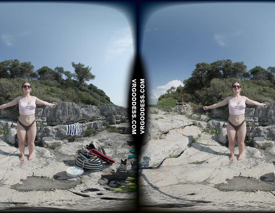 Babyhunters Nude Beach Chalk Art With Her Hairy Pussy Under The Sun