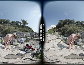 071925_babyhunters_nude_beach_chalk_art_with_her_hairy_pussy_under_the_sun