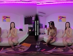 072321_matty_bong_smoking_with_miss_pussycat_aesthetic_pink_double_dildo_lesbian_kama_sutra