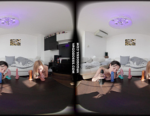 081424_dildo_gangbang_on_table_with_josie_and_bleika_sharing_6_cocks_sucking_and_fucking_all_of_them