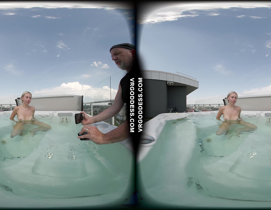 Rosalinda Nude In The Penthouse Rooftop Jacuzzi