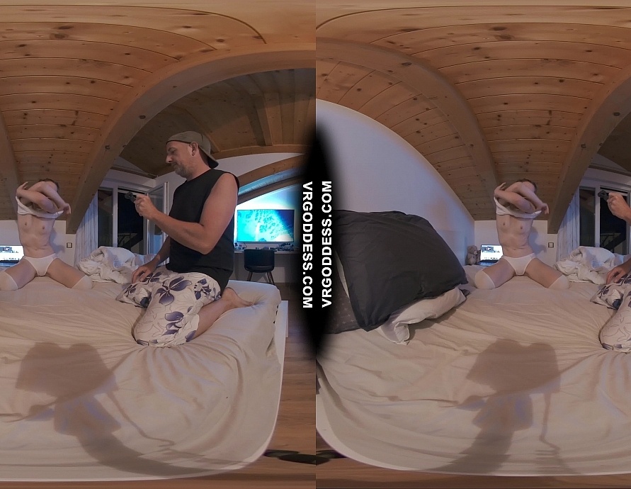 Skinny Hot Ginger Babe Lea Giving Enthusiastic Blowjob BTS Cum in Her Mouth Private on Vacation