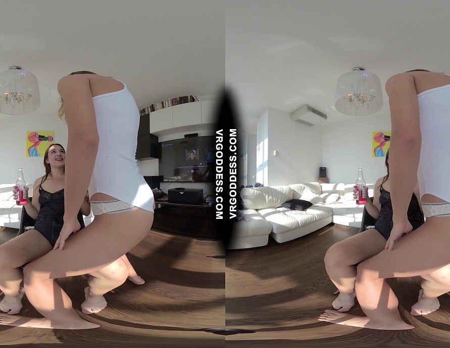 Pretty Eveniya Dancing Stripping Dildoing Bangout with Miss Pussycat