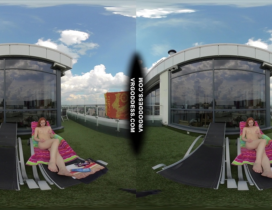 Sunny Afternoon Lesbian Rooftop Date Naked Sunbathing Playing and Jacuzzi