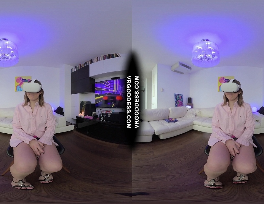 Nerdy Adriana Striptease Drinking Champagne Hitachi Vibing Fingering